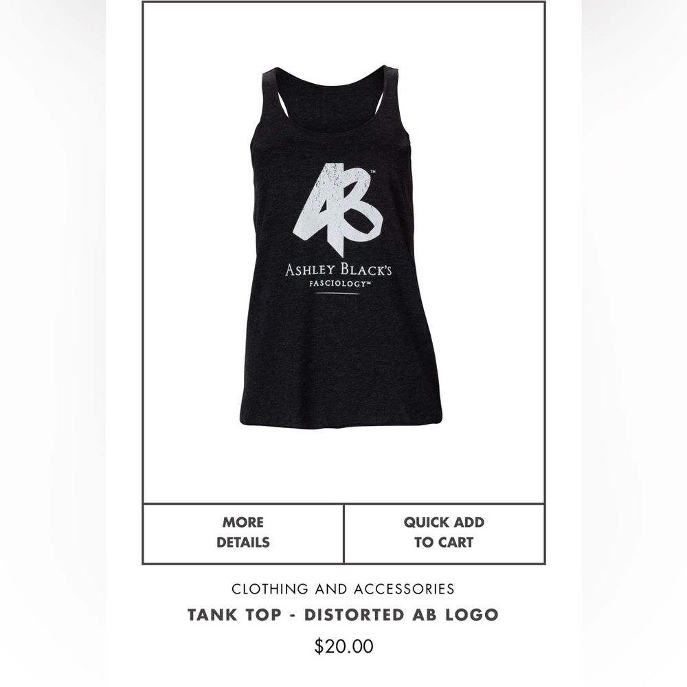 Ashley Black fascia blasting tank in XL